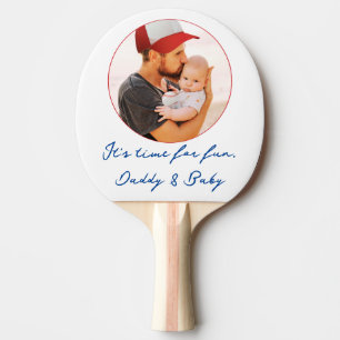 Raquette De Ping Pong Moderne tendance Preppy Cool Photo Première Fête d