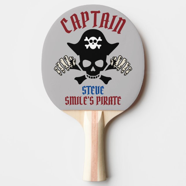 Raquette De Ping Pong Mon capitaine | International Talk Like a Pirate d (Devant)