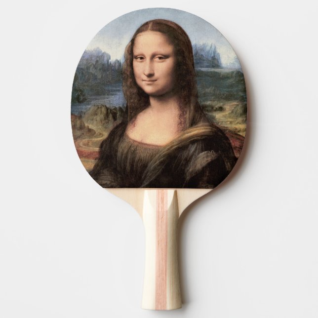 Raquette De Ping Pong Mona Lisa Portrait / Peinture (Devant)