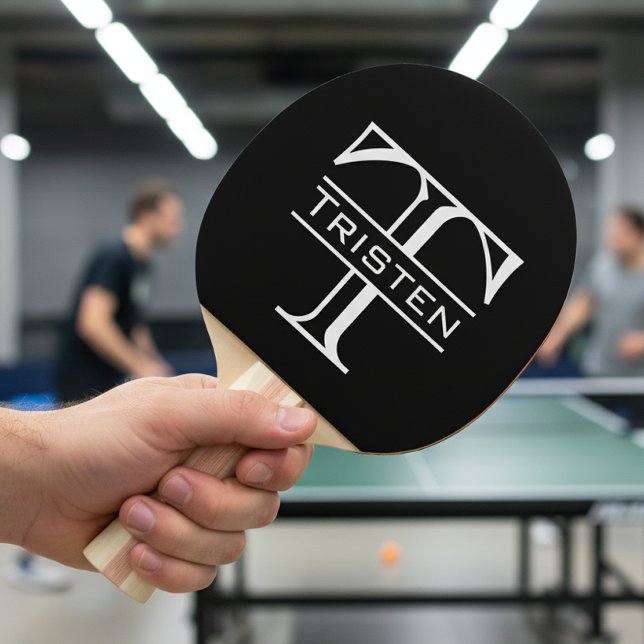 Raquette De Ping Pong Monogramme (Créateur téléchargé)