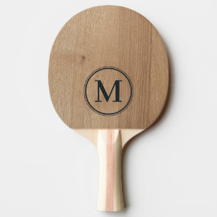 Raquette De Ping Pong Monogramme en Bois de Bouleau Clair
