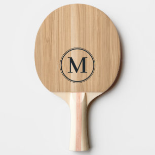Raquette De Ping Pong Monogramme en bois de chêne blanc