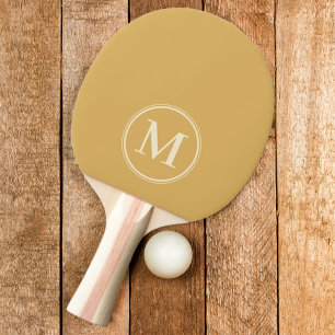 Raquette De Ping Pong Monogramme Sable Uni Couleur Lever de Soleil