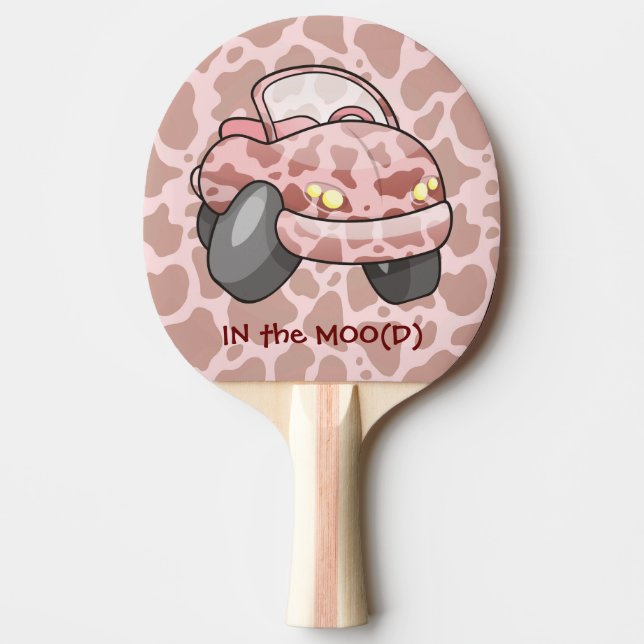 Raquette De Ping Pong Moo Car (Devant)
