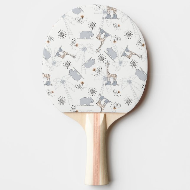 Raquette De Ping Pong motif 2 de griffonnage (Devant)