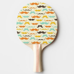 Raquette De Ping Pong Motif 3 de moustache