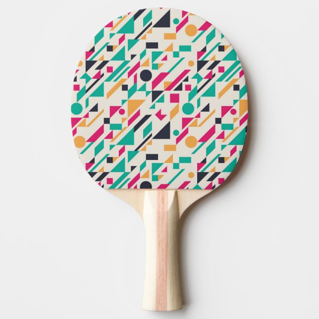 Raquette De Ping Pong motif Abstrait 3 (Devant)