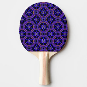 Raquette De Ping Pong Motif abstrait élégant boho moderne floral #505