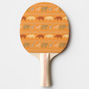 Raquette De Ping Pong Motif africain