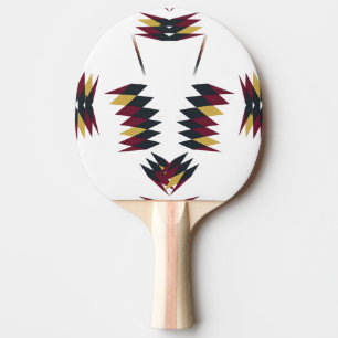 Raquette De Ping Pong Motif autochtone du sud-ouest