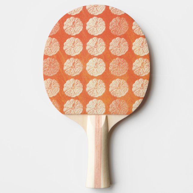 Raquette De Ping Pong Motif Citrouille d'automne (Devant)