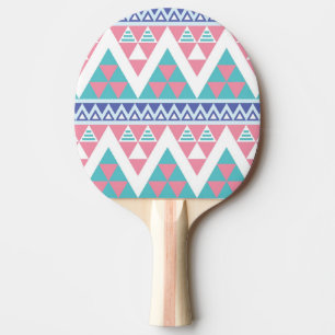 Raquette De Ping Pong Motif coloré aztèque tribal