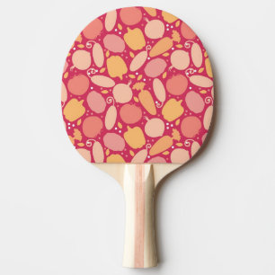 Raquette De Ping Pong Motif coloré de légumes
