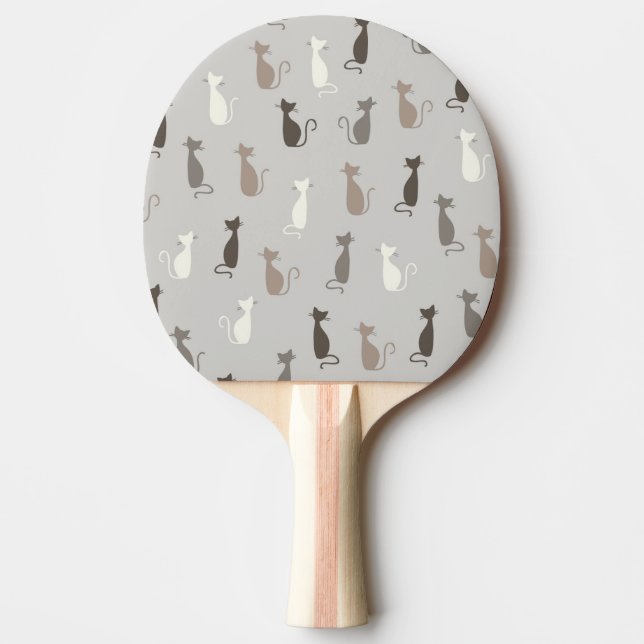 Raquette De Ping Pong Motif de chats (Devant)
