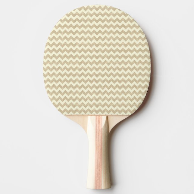 Raquette De Ping Pong Motif de Chevron (Devant)