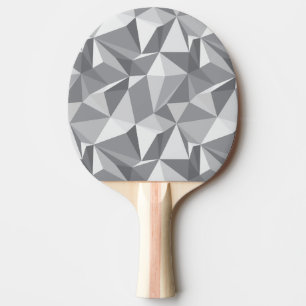 Raquette De Ping Pong Motif de diamant - polygone abstrait