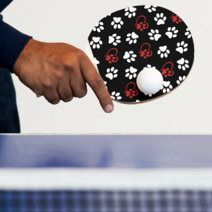 Raquette De Ping Pong Motif De Pâtes, Patrouilles Blanches, Patrouilles