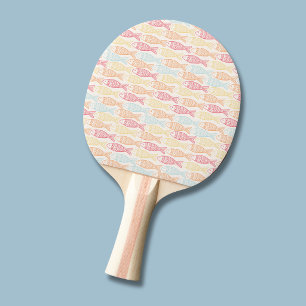 Raquette De Ping Pong Motif de poisson de capture côtière