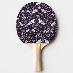 Raquette De Ping Pong Motif de "vaudou"