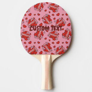 Raquette De Ping Pong Motif d'effet sonore de bande dessinée