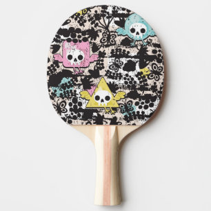 Raquette De Ping Pong Motif fou d'oiseaux