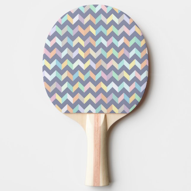 Raquette De Ping Pong Motif géométrique (Devant)