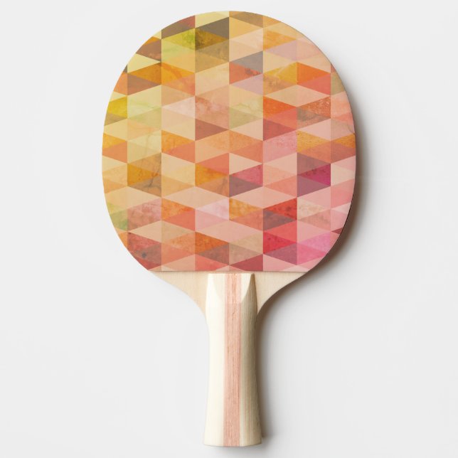 Raquette De Ping Pong Motif géométrique Triangle souple (Devant)