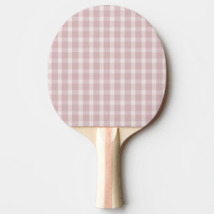 Raquette De Ping Pong Motif Gingham en couleurs rose prépa ballerine