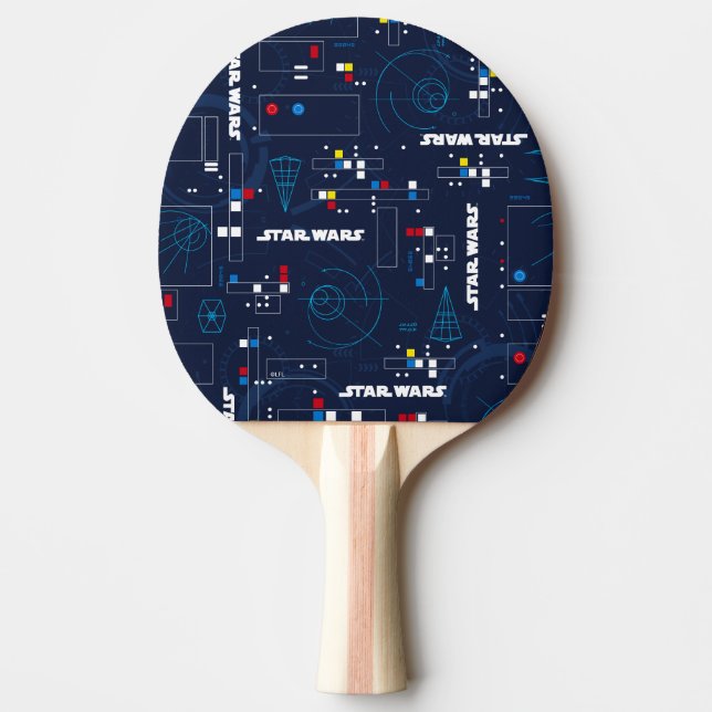 Raquette De Ping Pong Motif HUD de cravate Fighter (Devant)