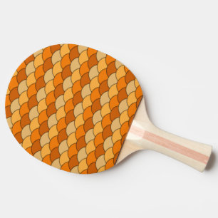 Raquette De Ping Pong Motif japonais à l'échelle de poisson