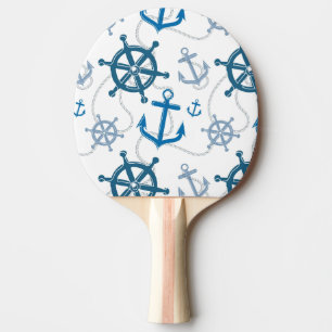 Raquette De Ping Pong Motif nautique