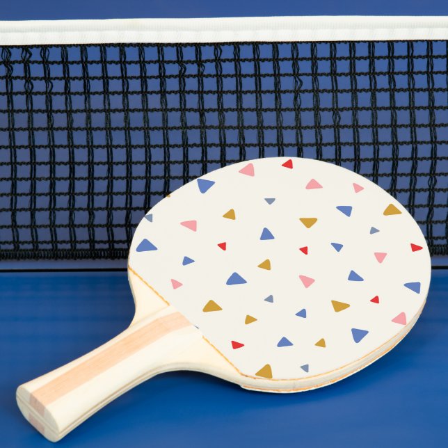 Raquette De Ping Pong Motif triangle à main (Insitu)