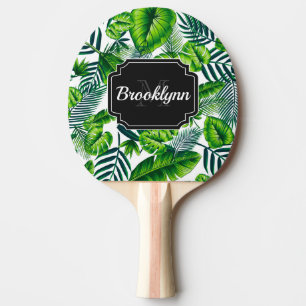 Raquette De Ping Pong Motif tropical