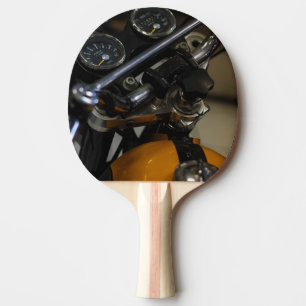 Raquette De Ping Pong Motorbike Motorcycle Biker Riker Motorbike