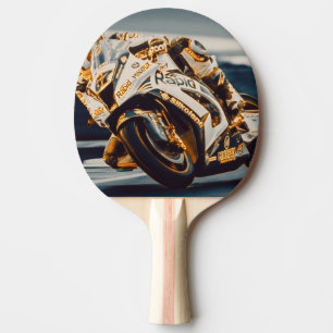 Raquette De Ping Pong Motorcycle Racer