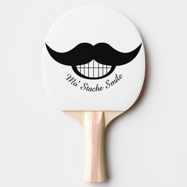 Raquette De Ping Pong Moustache (Devant)