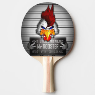 Raquette De Ping Pong Mr Rooster