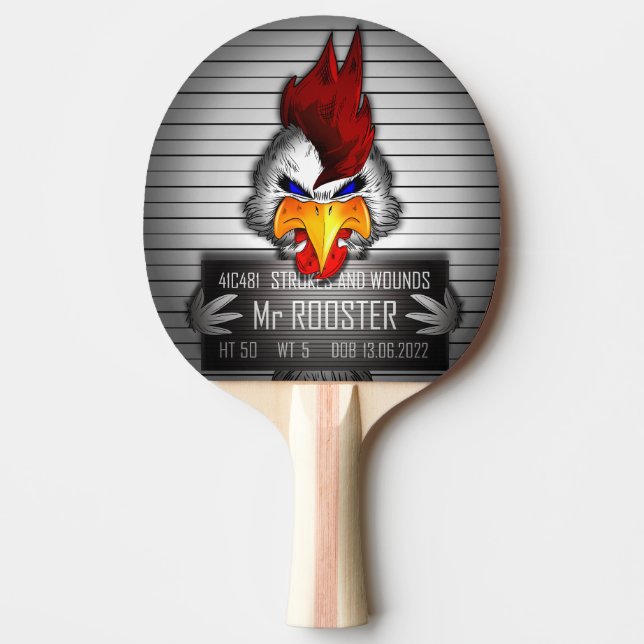 Raquette De Ping Pong Mr Rooster (Devant)