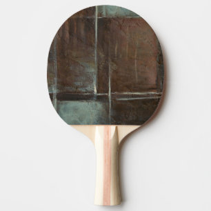 Raquette De Ping Pong Mur de briques rouge et gris