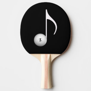 Raquette De Ping Pong musique noire
