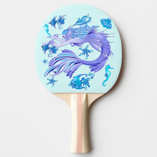 Raquette De Ping Pong Mystic Fairy Purple Créature Carreaux en céramique (Devant)