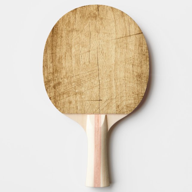 Raquette De Ping Pong Nature Bois Bois Planche en bois Textures Brown (Devant)