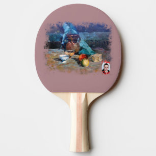 Raquette De Ping Pong Nature morte à spatule/Natureza morta/Still life
