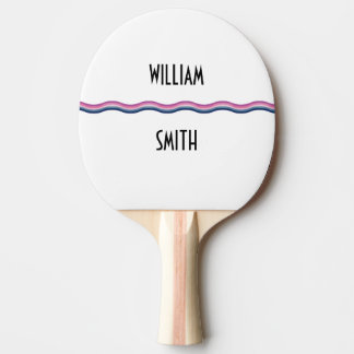 Raquette De Ping Pong Nautical Wave Ping Pong Paddle