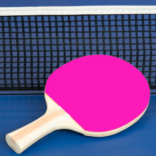 Raquette De Ping Pong Neon rose Personnaliser couleur solide