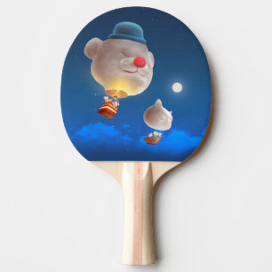 Raquette De Ping Pong Night Sky Balloon Adventure