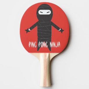 Raquette De Ping Pong Ninja Drôle Cartographie Smack Talk Fun