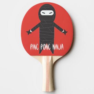 Raquette De Ping Pong Ninja Drôle Cartographie Smack Talk Fun