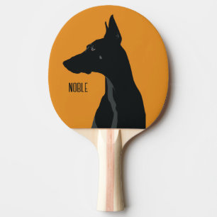 Raquette De Ping Pong Noble noir Doberman