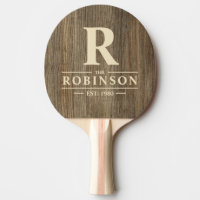 Nom et initiale de la famille Hickory Wood